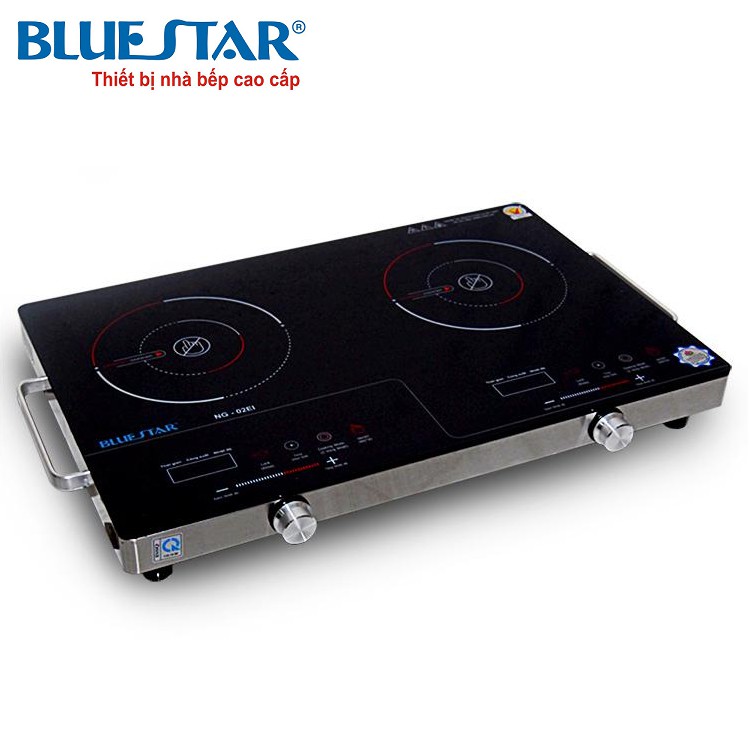 Bếp điện đôi hồng ngoại cảm ứng Bluestar NG-02EI