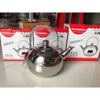 Ấm Pha Trà Inox Có Lõi Lọc Trà Shunbin