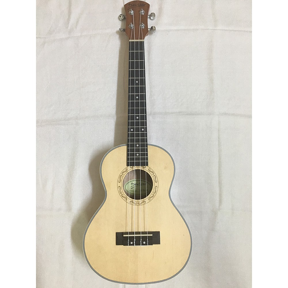 Đàn Ukulele Tenor Deviser mặt sáng hoa văn size 26 - HÀNG CÓ SẴN