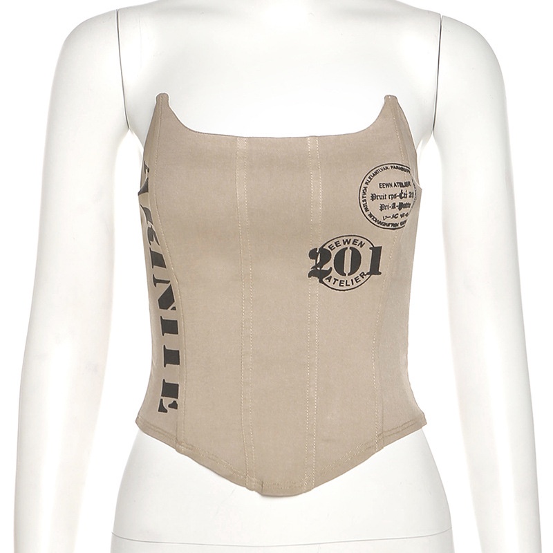 Áo ống ôm trễ vai thiết kế bất đối xứng quyến rũ cho nữ | BigBuy360 - bigbuy360.vn