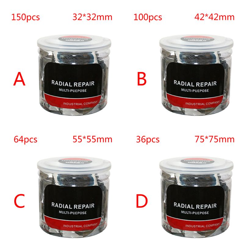 Miếng Dán Tròn Vá Lốp Xe Bằng Cao Su Tự Nhiên Không Ruột Dùng Sửa Chữa