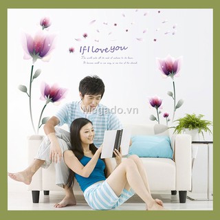 Hoa cánh mỏng tím nhạt B037