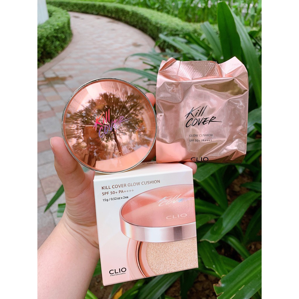 (Có Kèm Lõi Refill) Phấn Nước Clio Kill Cover Glow Cushion HSD 2023