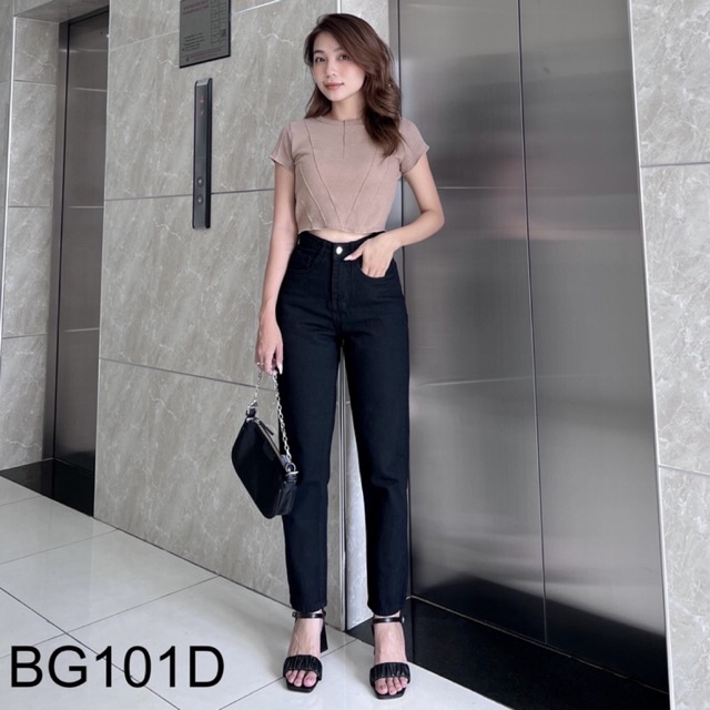 [FLASH-SALE 179K] Quần Baggy Trơn Đen Cơ Bản, Lưng Cao Tôn Dáng, Chất Dày Dặn Dễ Phối Đồ