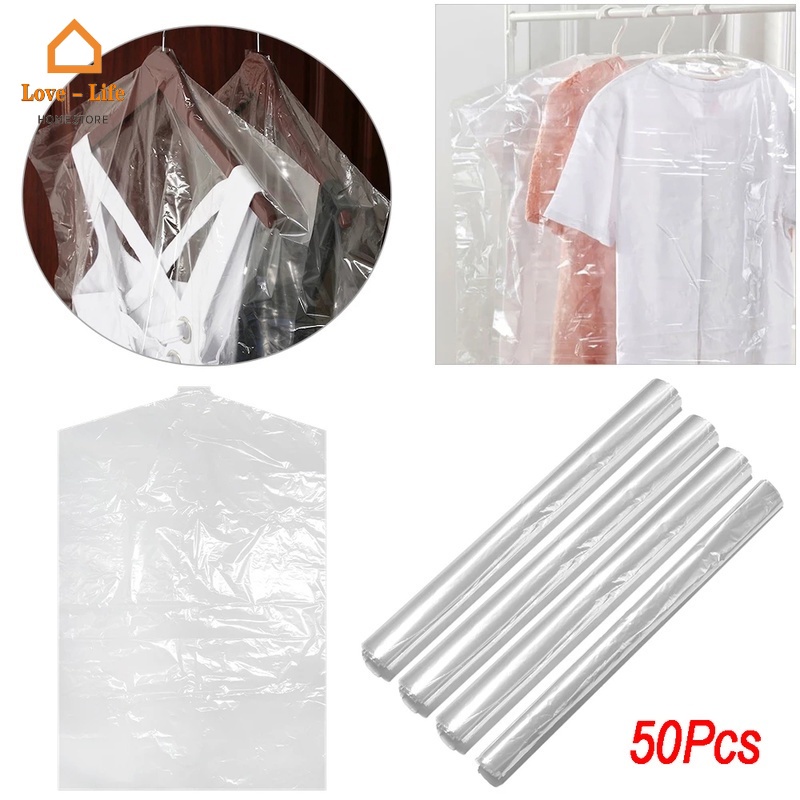 Set 50 Túi Bọc Quần Áo Chống Bụi Sử Dụng Một Lần 60*90cm