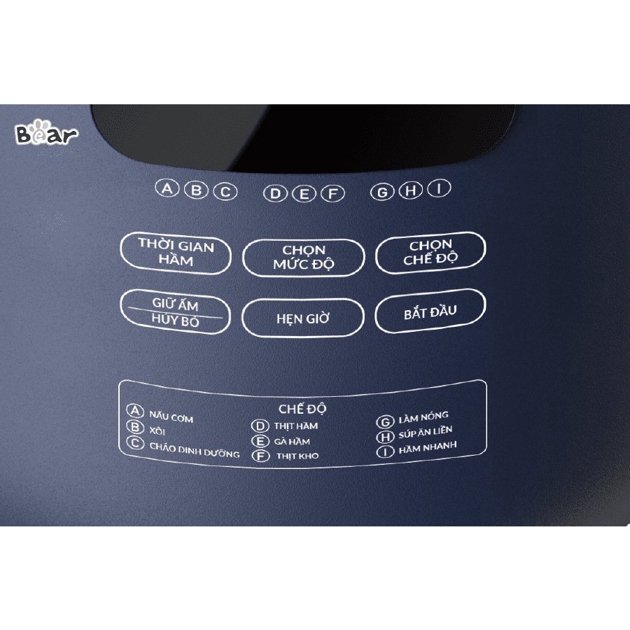 Nồi Áp Suất Điện Đa Năng 5L Bear Nồi Ninh Xương, Hầm Gà, Nấu Cháo YLB-A50M1, Chính Hãng Bảo Hành 18 Tháng