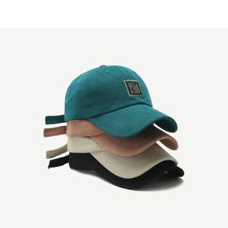 Mũ lưỡi trai chất liệu cotton mềm mại thêu chữ phong cách Hàn Quốc thời trang dành cho cặp đôi