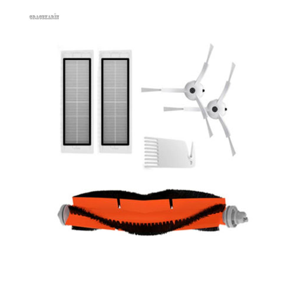 Set 6 Phụ Kiện Chuyên Dụng Cho Robot Hút Bụi Xiaomi Roborock S50 2xfi