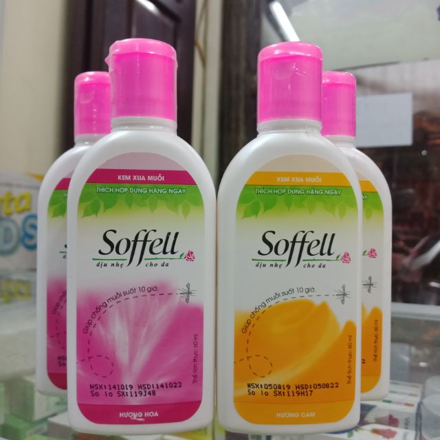 Kem xua muỗi Soffell 60ml