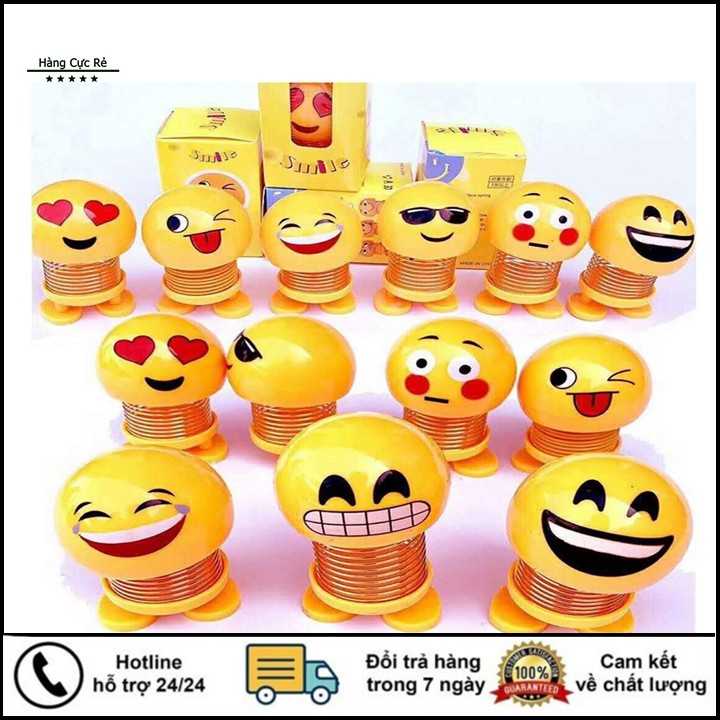 Thú nhún lò xo Emoji nhiều cảm xúc, đồ chơi trẻ em, trò chơi giải trí xả stress - Shop Hàng Cực Rẻ