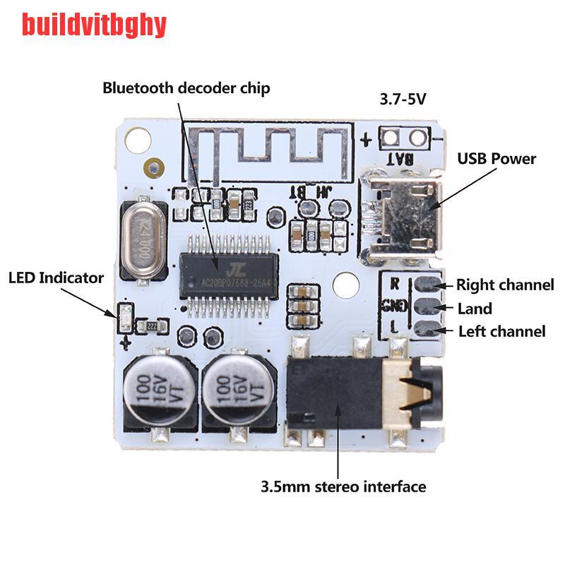 Bảng Mạch Nhận Tín Hiệu Âm Thanh Mp3 Bluetooth 5.0 Chuyên Dụng