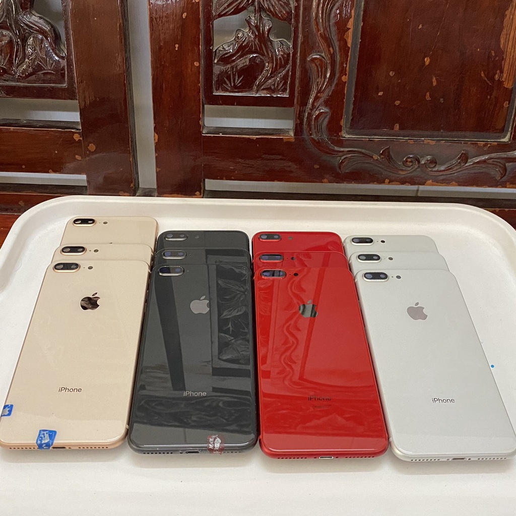 Vỏ thay thế cho 8plus zin tháo máy đủ nút phím khe sim