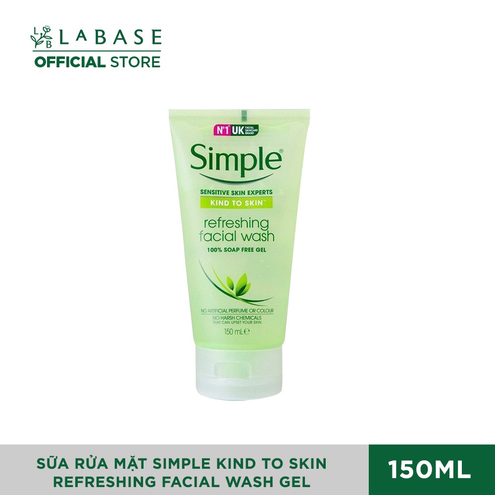[Hàng nhập khẩu chính hãng] Sữa Rửa Mặt Simple Kind To Skin Refreshing Facial Wash Gel | BigBuy360 - bigbuy360.vn