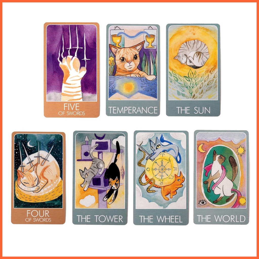 Bộ Bài Tarot 78 Lá Tiếng Anh Đầy Độc Đáo