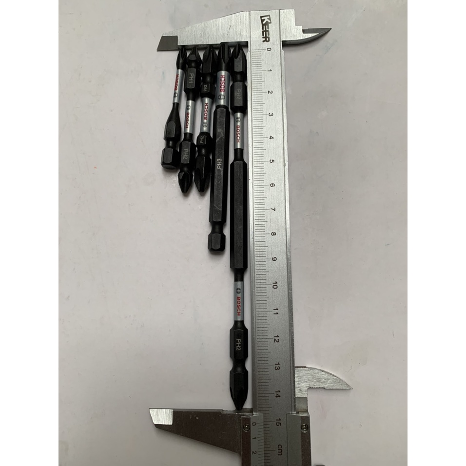 Bộ mũi vít PH1 - PH2 - PH3 - mũi vít điện tử chính hãng Bosch có từ