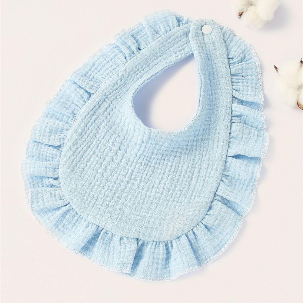 Yếm Ăn Cotton Màu Sắc Xinh Xắn Dành Cho Bé