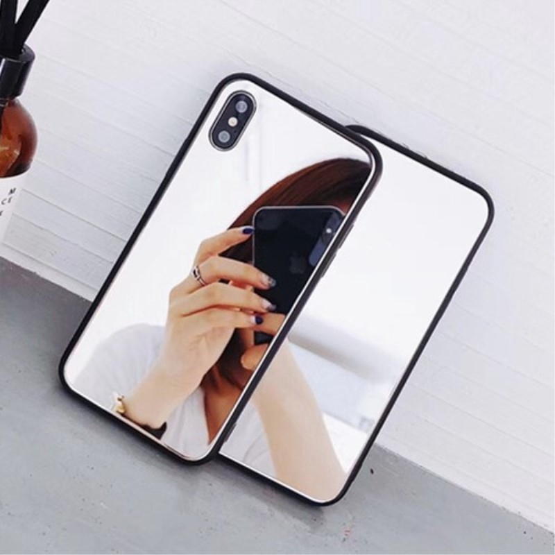 Ốp điện thoại mềm mặt gương chất lượng cao cho iPhone 12 Mini 11 Pro Max X XS XR 8 7 6 6s Plus 5 5s SE