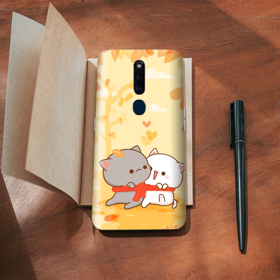 Miếng Dán Skin Điện Thoại In Hình Mèo Béo Cho Ip 6/ 7/ 8/ X/ XS/ 11/ 11 Pro Max Và Các Dòng Máy Android