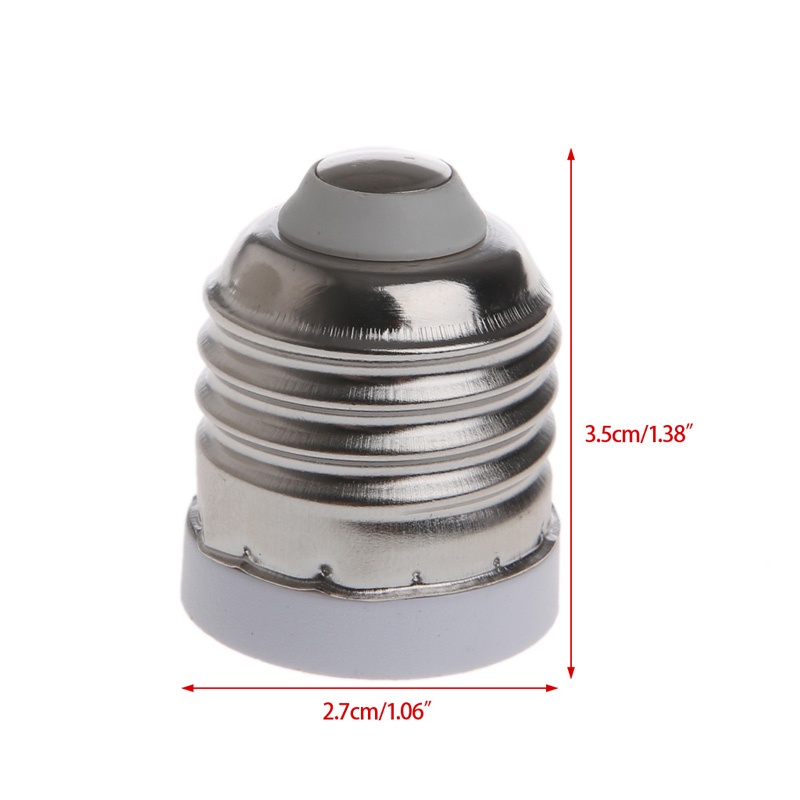 TO E27 đến E17 Ổ Cắm Đế LED Halogen CFL Bóng Đèn Bộ Chuyển Đổi Giá Đỡ