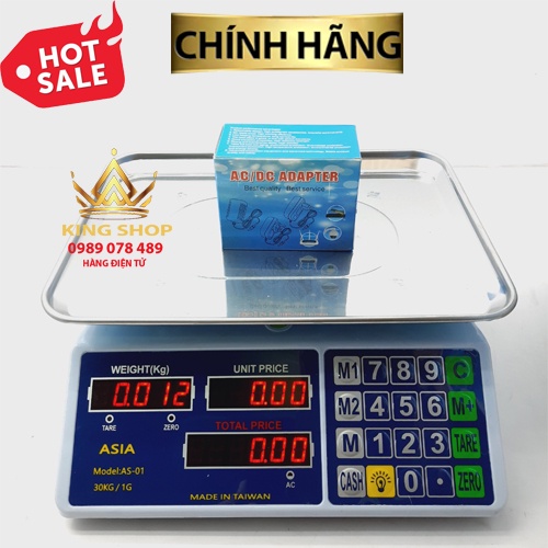 Cân Điện Tử Tính Tiền, Cân Điện Tử 30kg Gía rẻ Bán Hàng Thịt, Cá, Trái Cây