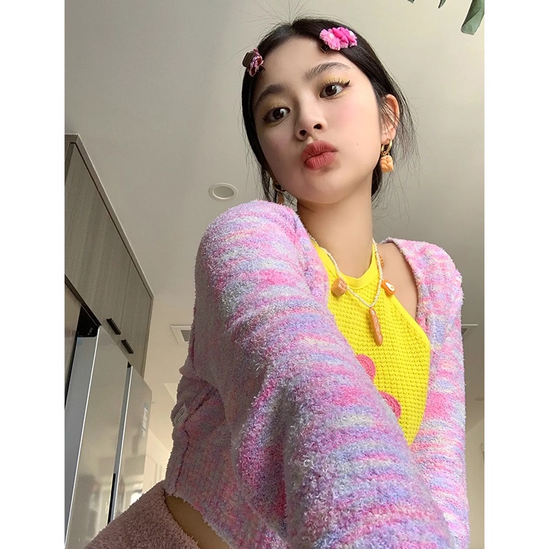 Áo Dệt Kim Không Tay Thời Trang Mùa Hè Dành Cho Nữ