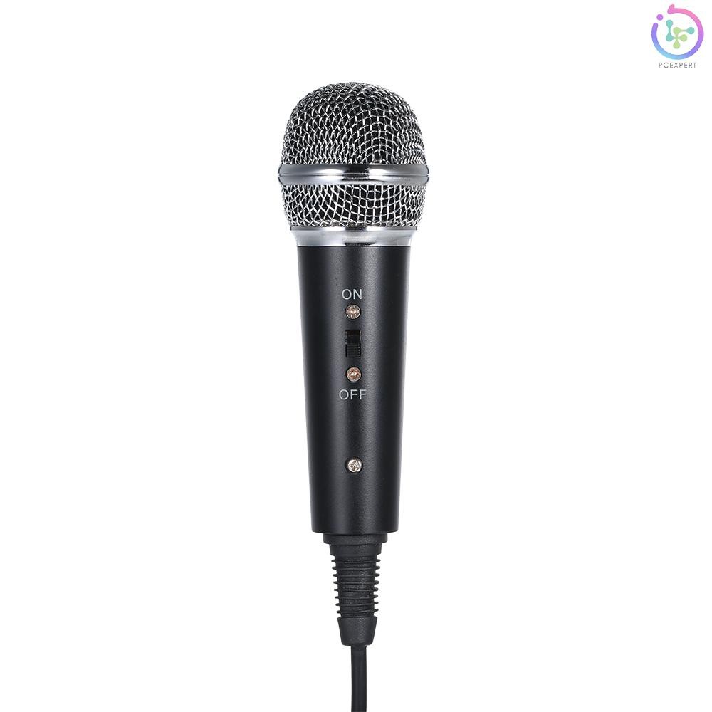 Bộ micro âm thanh có dây 3.5mm sử dụng cho KTV karaoke kèm giá đỡ cho PC điện thoại