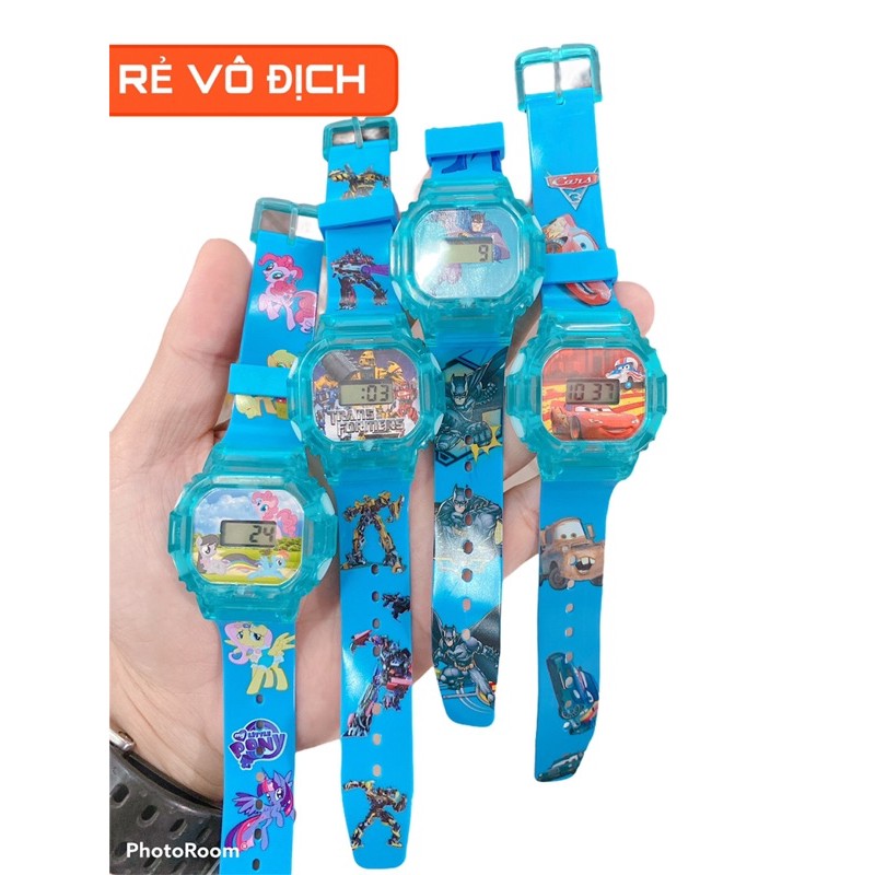 [Mã FAMAYFA2 giảm 10K đơn 50K] [SIÊU RẺ] Đồng hồ trẻ em siêu nhân, pony, kitty, ellsa. Rẻ nhất HCM | BigBuy360 - bigbuy360.vn