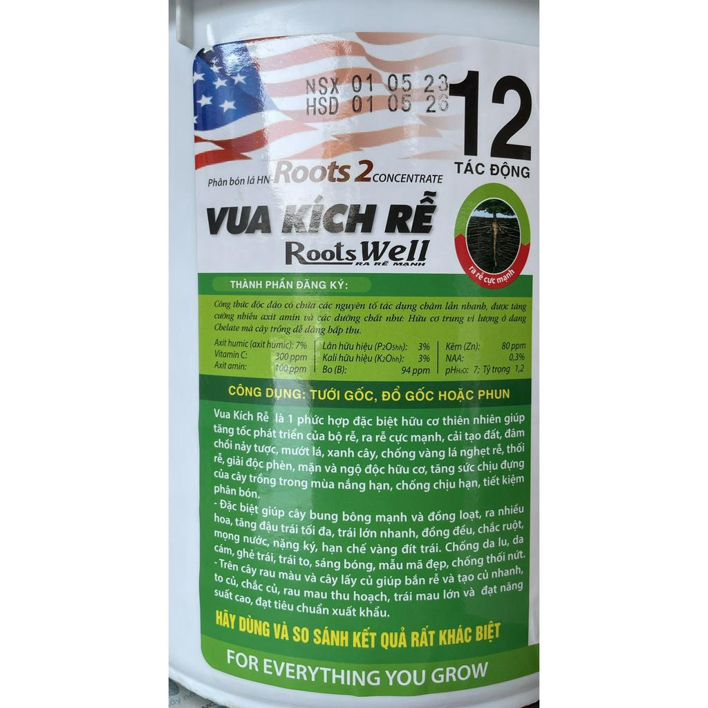 Xô Roots Well  vua kích rễ - 12 tác động, kích rễ cực mạnh, phục hồi cây suy yếu