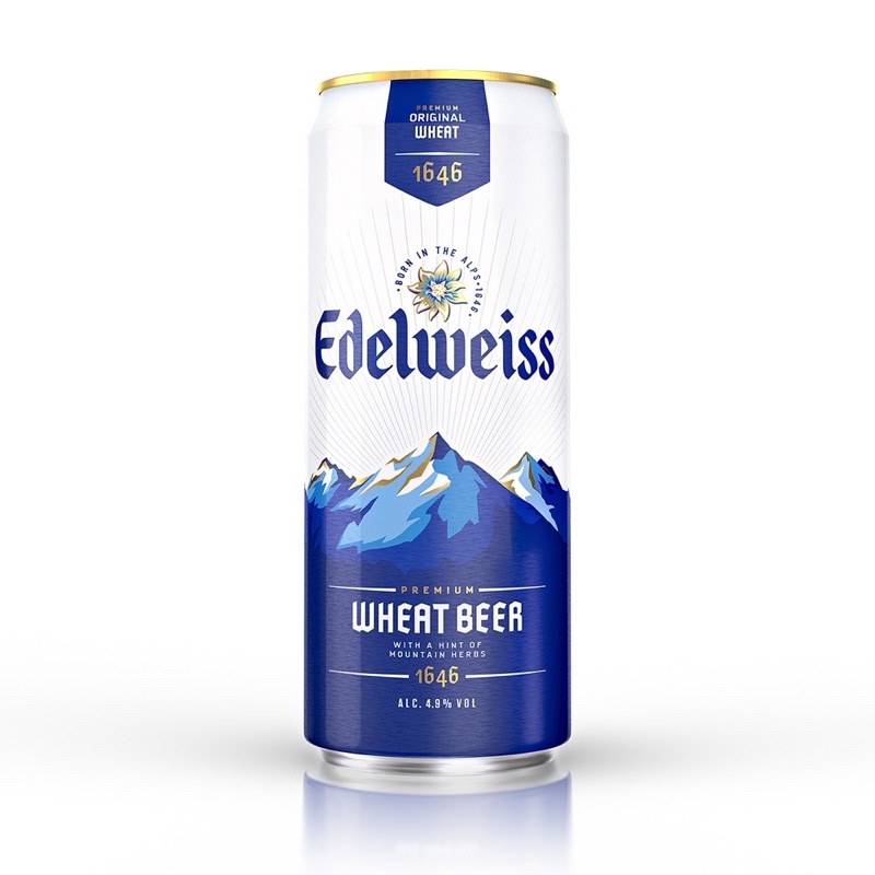 Bia Tuyết-Edelweiss 330ml/lon