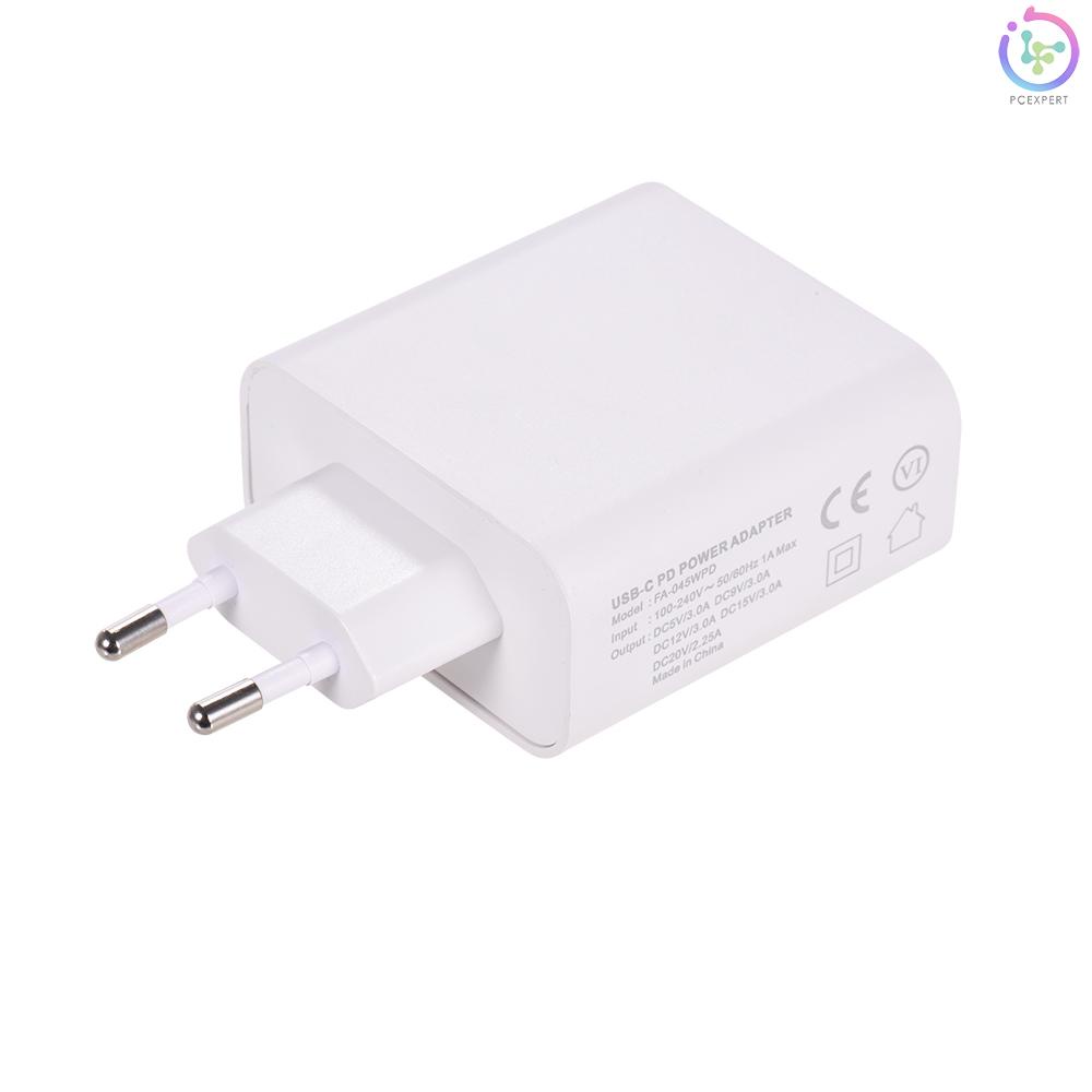 DYF-045WPD Power Adapter Power Charger Replacement for Macbook Pro 13-15 GALAXY HUAWEI MATE Serious Cellphones EU Plug