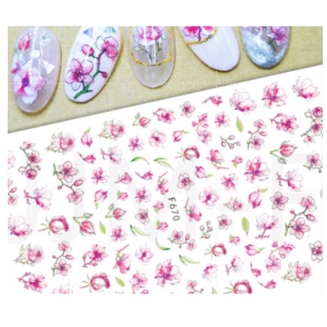 stikcer trang trí nail