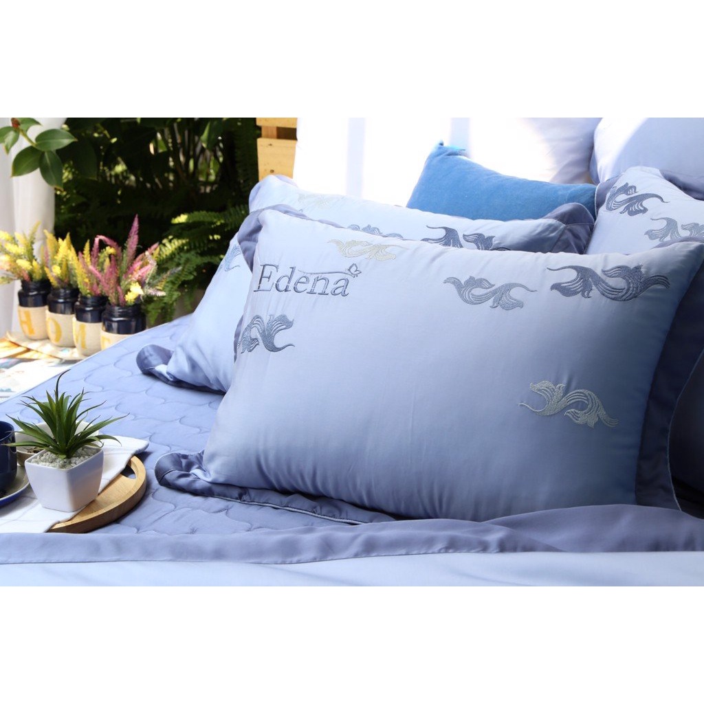 Vỏ Gối Nằm và Gối Ôm Tencel Edena - Cao Cấp, Chính Hãng