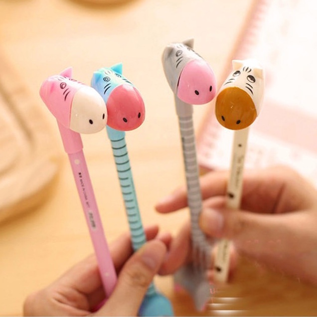 BÚT BI HÌNH HƯƠU CAO CỔ NGỘ NGHĨNH VIẾT CHỮ NÉT SIÊU MẢNH CỰC ĐẸP - BÚT HƯƠU CAO CỔ LUYỆN VIẾT CHỮ ĐẸP CHO BÉ