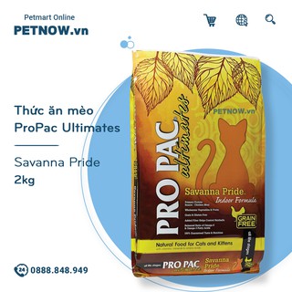 Thức ăn mèo Pro Pac Ultimates - Savanna Pride - 2kg