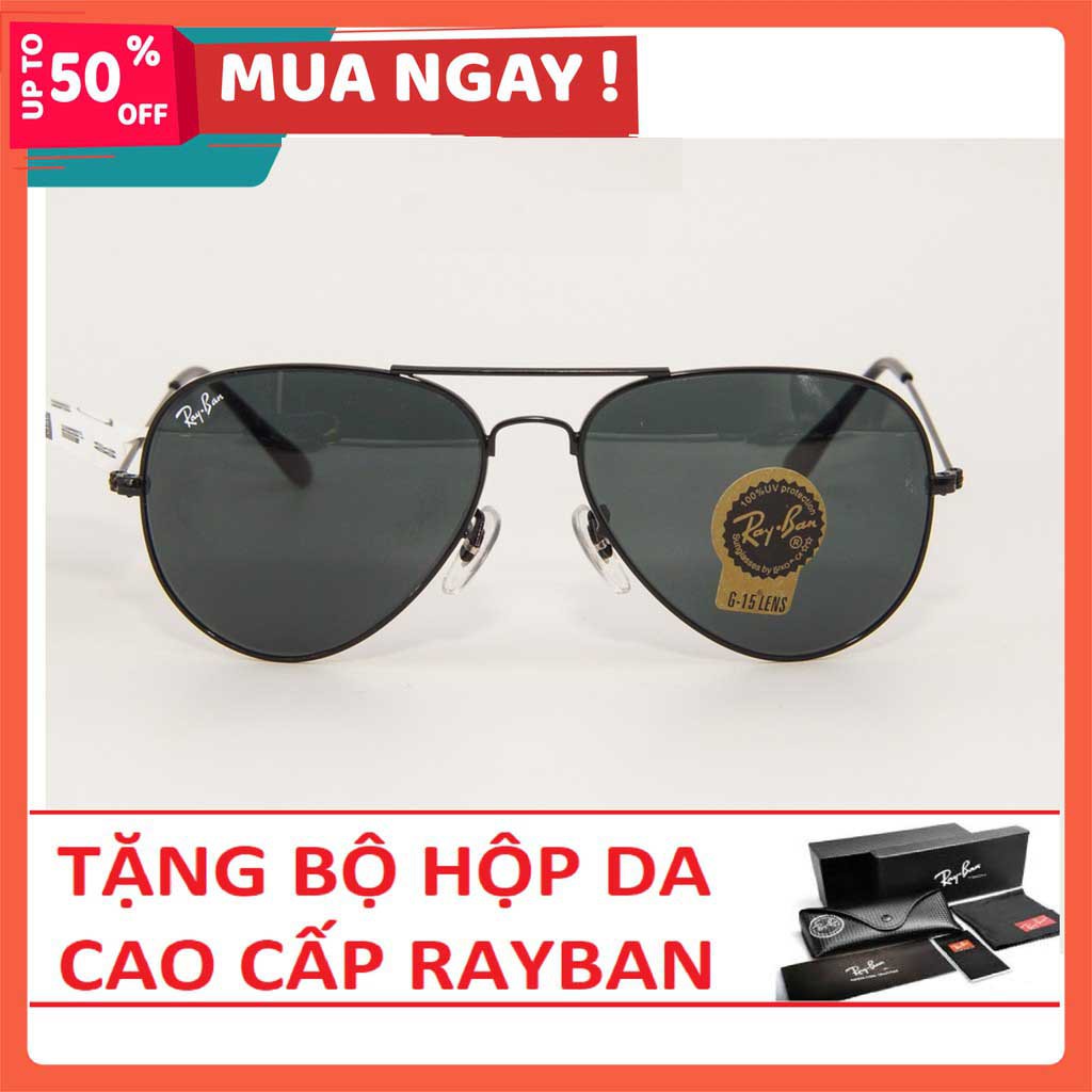 ❌XẢ KHO❌ Mắt kính mát phi công cao cấp Nam Nữ unisex tròng thủy tinh thời trang