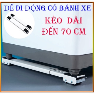 [FREESHIP] CHÂN ĐỠ DI ĐỘNG MÁY GIẶT, TỦ LẠNH KÉO DÀI 70cm (10630, LM)