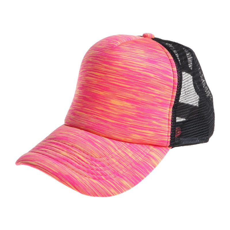 Mũ Lưỡi Trai Phối Lưới Kẻ Sọc Nhiều Màu Thời Trang Mùa Hè Cho Nam Và Nữ