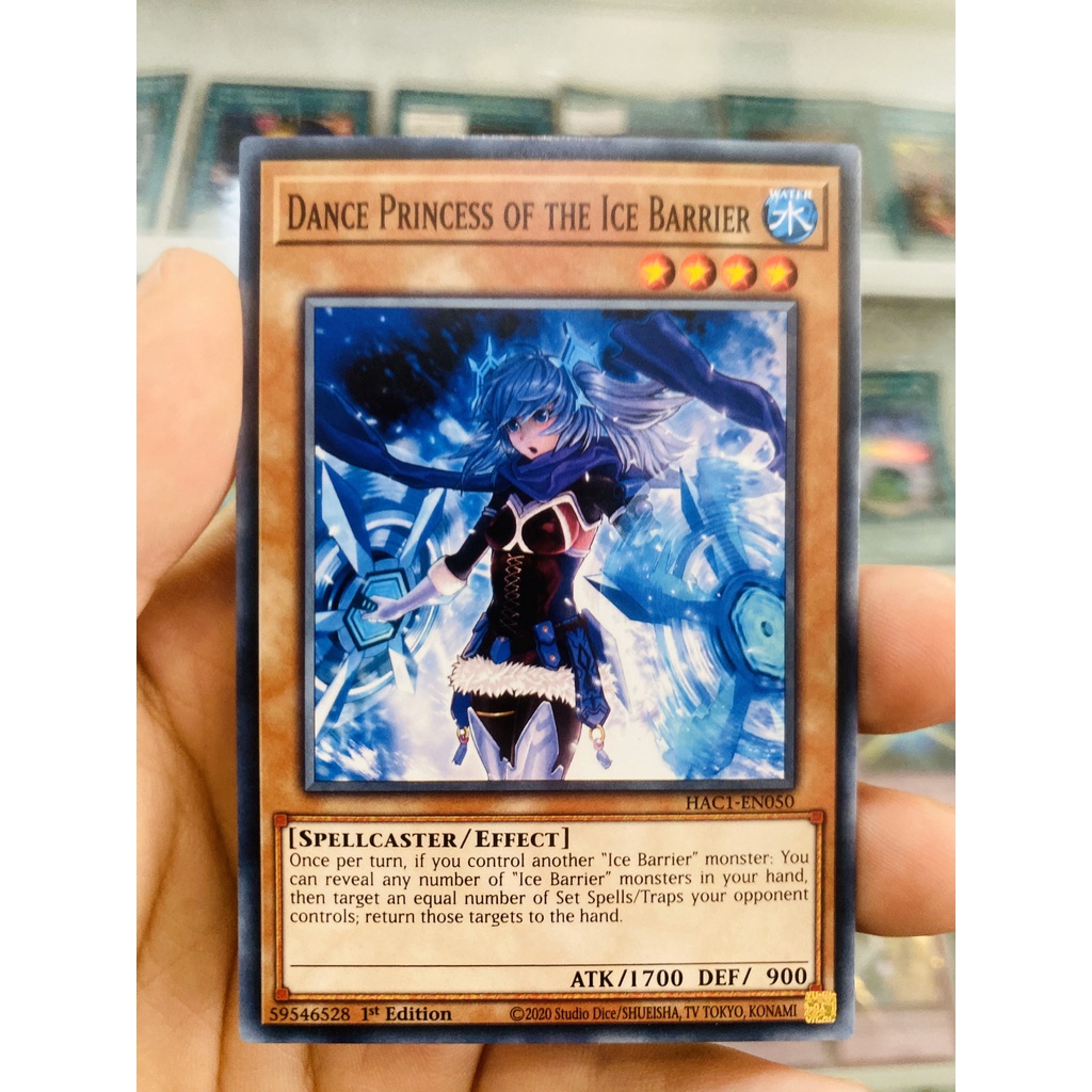 Thẻ Bài YugiOh! Mã HAC1-EN050 - Dance Princess of the Ice Barrier - Common - 1st Edition