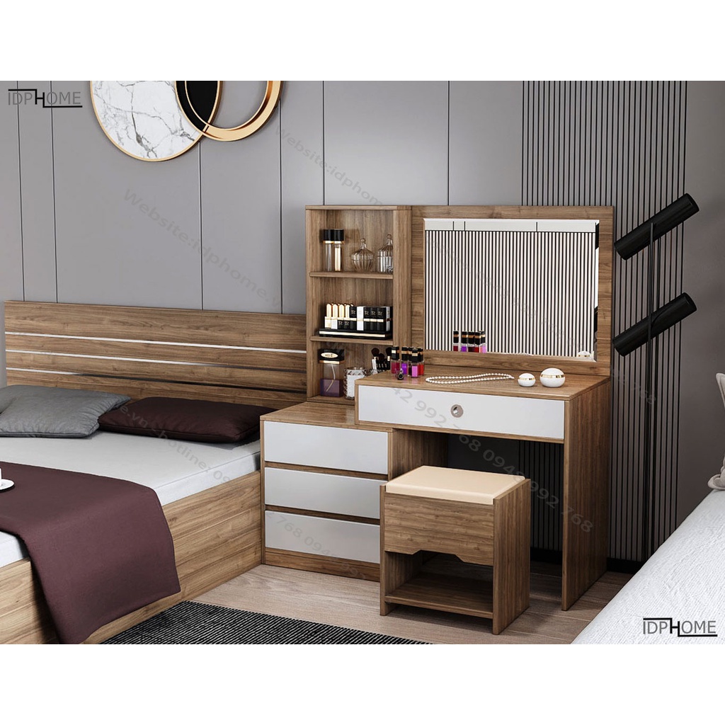 Bàn trang điểm gỗ MDF đa năng BP6806