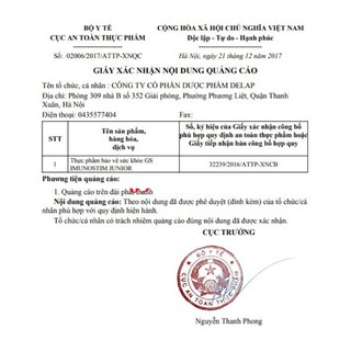 GS Imunostim Junior ✅( Hàng Chính Hãng 100%)