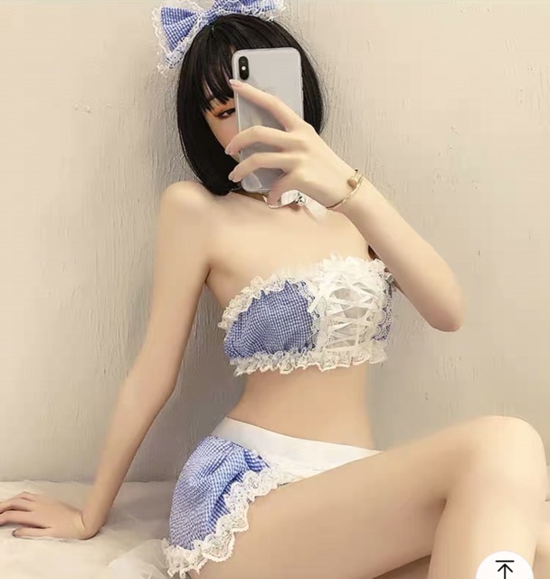 ( Hàng có sẵn ) Set váy ngủ cosplay hầu gái sexy | BigBuy360 - bigbuy360.vn