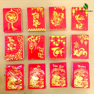 Set 6 bao lì xì Tết chữ Phúc, Lộc, An khang thịnh vượng
