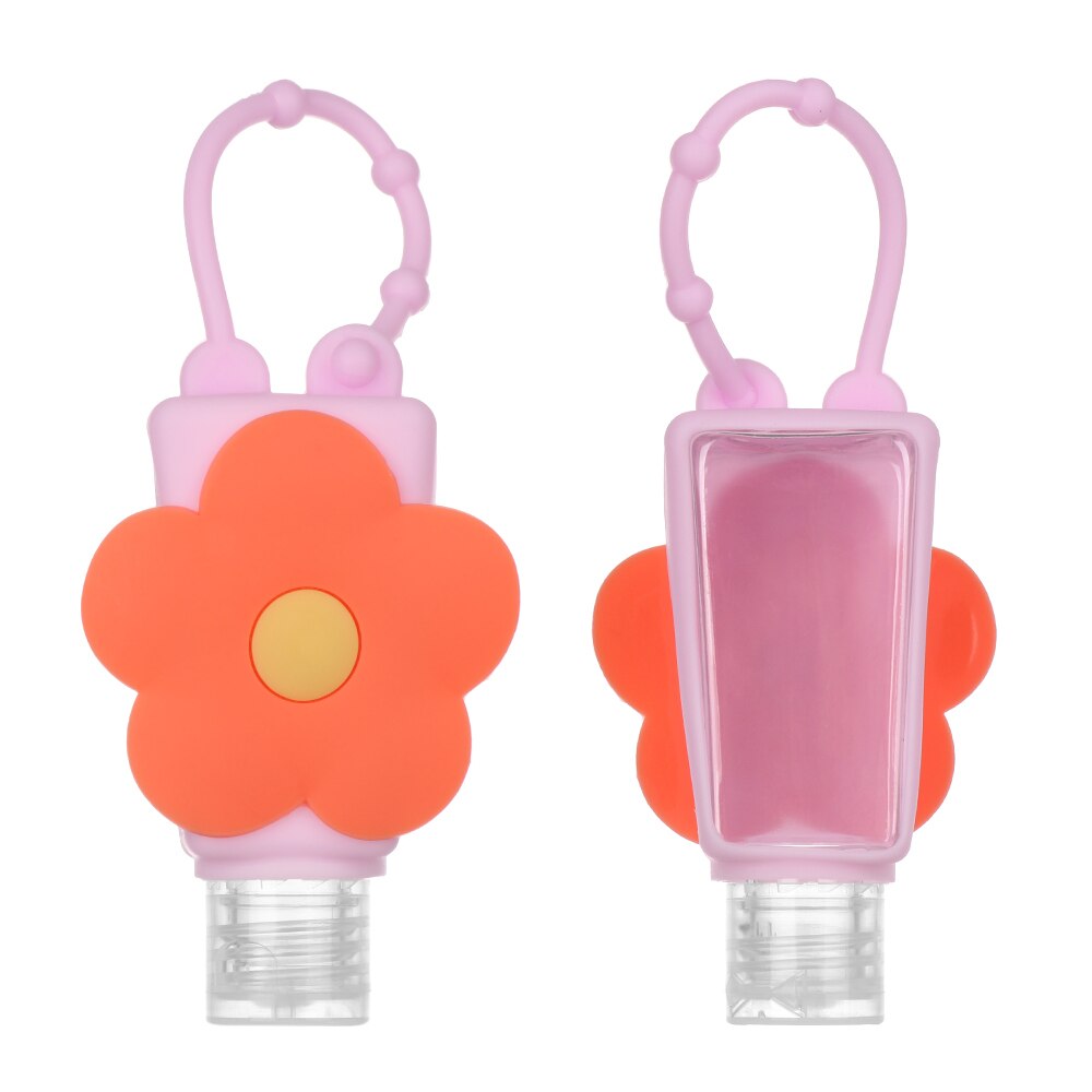 Bình đựng nước rửa tay bằng silicon có quai móc hình hoạt hình nhiều mẫu 30ml