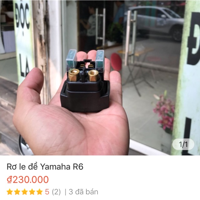 Rơ le đề yamaha R6