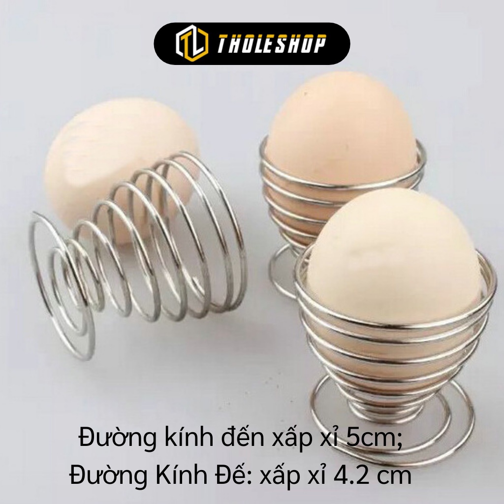 Ly Ăn Trứng Vịt Lộn Vòng Xoắn Inox Không Gỉ  5189