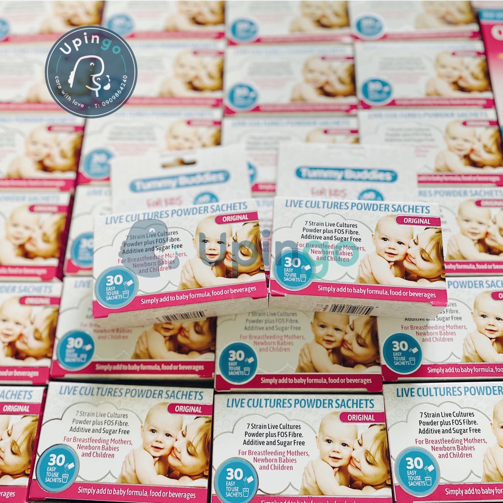 Men vi sinh Tummy Buddies Anh - 30 gói - đủ bill