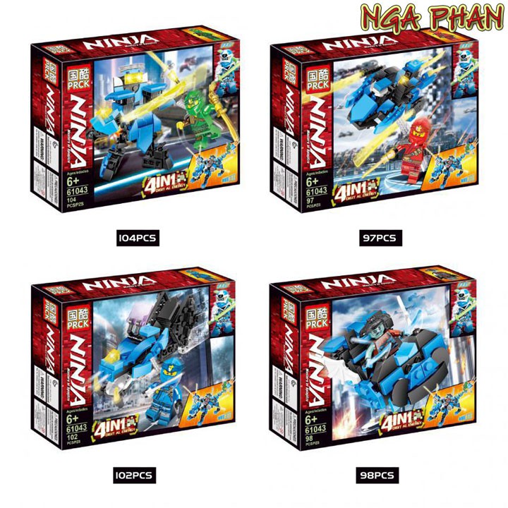 Ninja Đại Chiến Samurai Băng Giá Ninjago Đồ Chơi Xếp Hình Lắp Ráp Lego PRCK