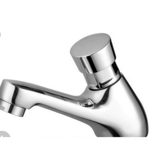 Vòi lavabo lạnh nhấn hơi QK -tự ngắt nước