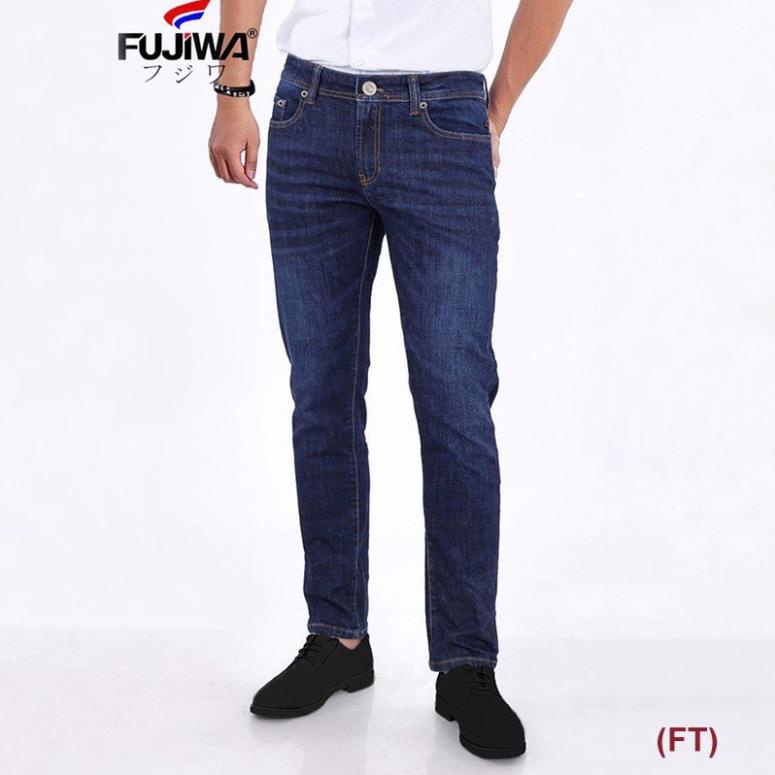 Quần Jean Nam Dài Cao Cấp FUJIWA - FT. Ống Đứng Không Ôm. Lưng Cao Dưới Rốn. Size 29, 30, 31, 32, 34 (52kg - 84kg) -(HY^