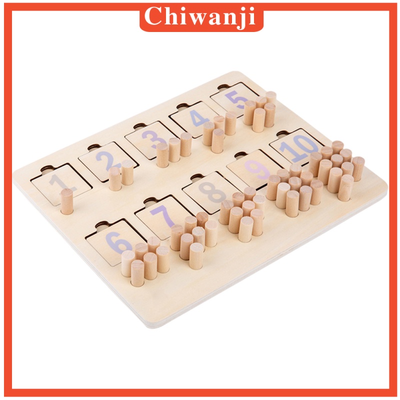 Bộ Đồ Chơi Tập Đếm Số Bằng Gỗ Cho Bé